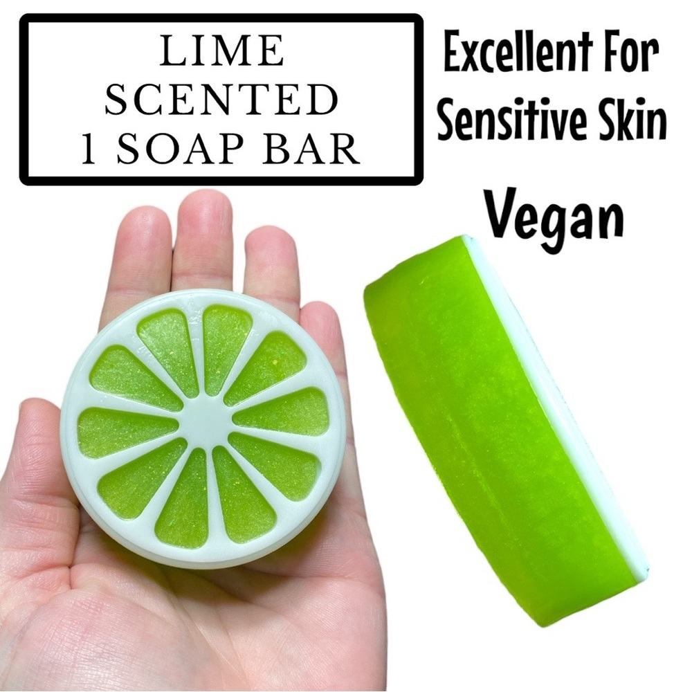 1 Bar Lime Citrus Soap, Handmade, ( PRICE IS FIRM )